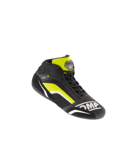 OMP-Schuhe KS3-gelb-schwarz-weiss
