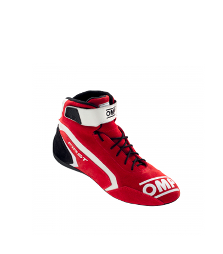 OMP Fia Schuhe FIRST Rot/Weiß