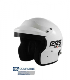 Helm RRS JET Protect Open Face Fia 8859-2015-White