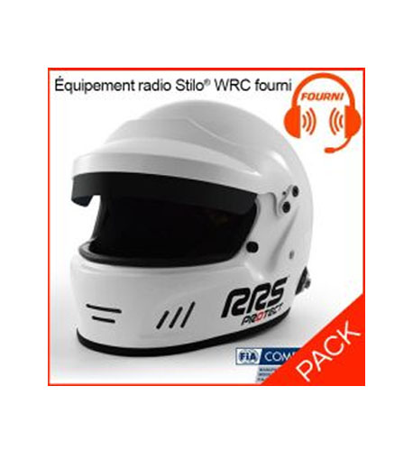 Pack Casque integral RALLY FIA 8859-2015 + Kit Micro:HP Stilo® WRC