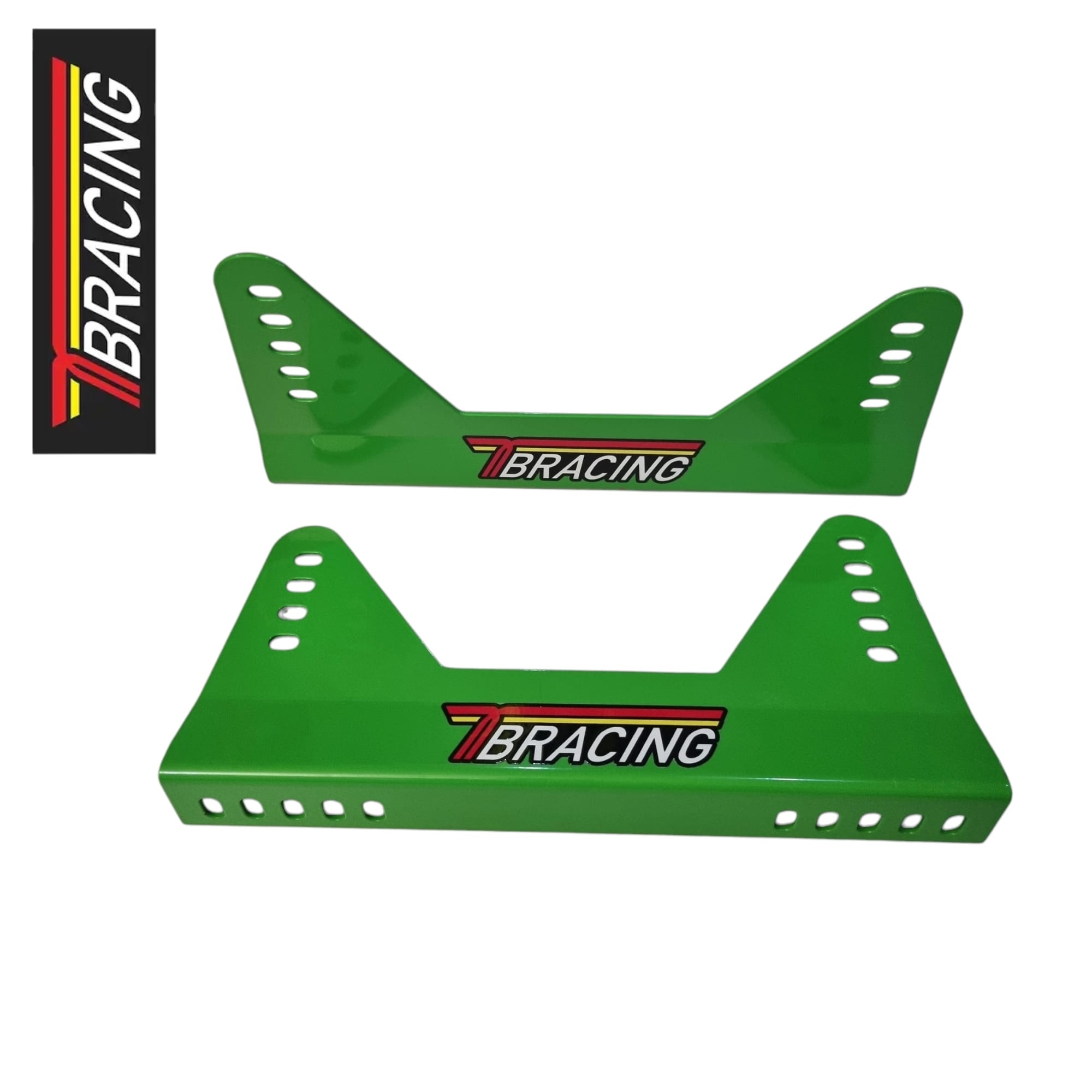 TBRACING Seitenkonsolen Grün gemäß FIA Anhang J Art. 235.16