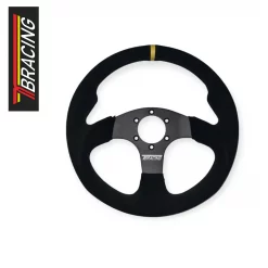 TBRACING Lenkrad Flach 330mm Wildleder
