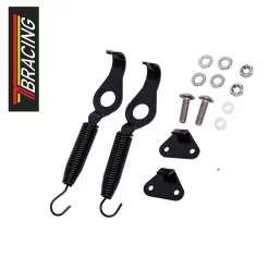 TBRACING Haubenhalter Feder schwarz