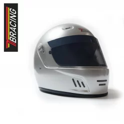 TBRACING Integral Helm FIA 8859-2015 Silber